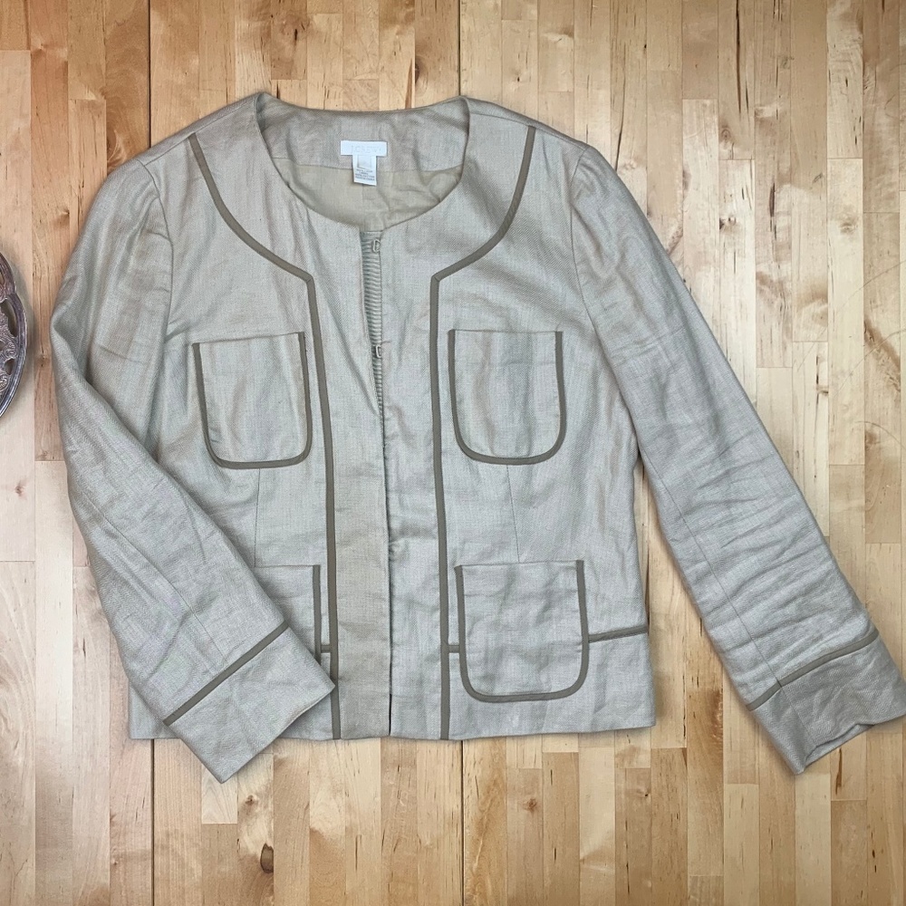 J crew Conference Jacket In Linen - Picture 3 of 3
